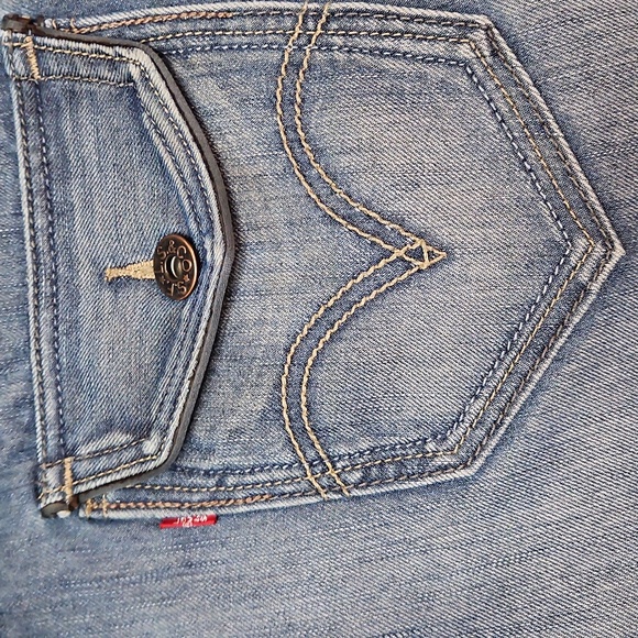 Vintage Levi's 514 Slim Straight Jeans Men's 32X30 Flap Pockets - Picture 7 of 16